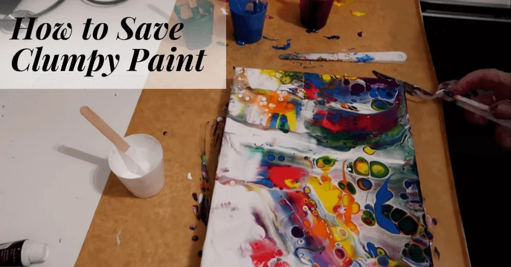 How to Save Clumpy Paint