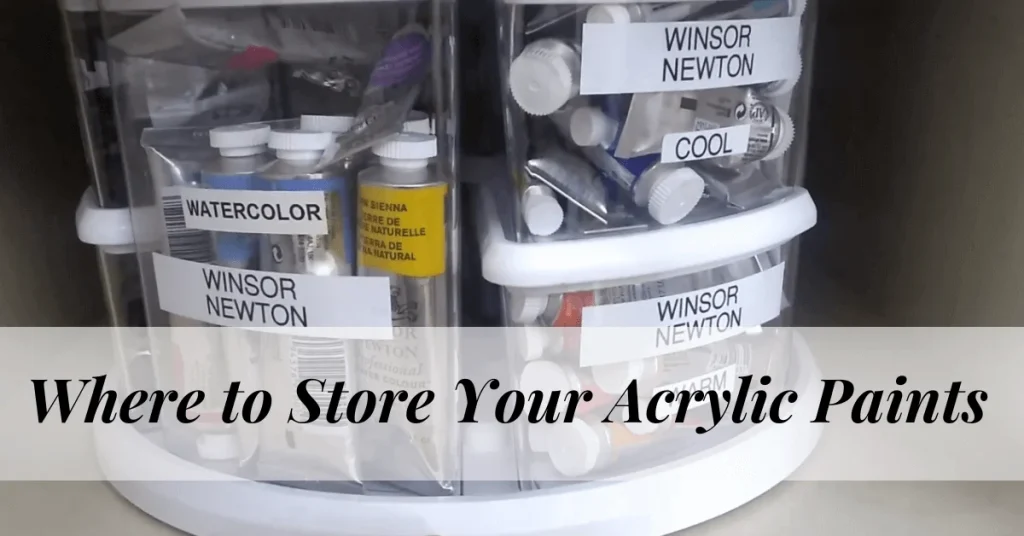 Where to Store Your Acrylic Paints
