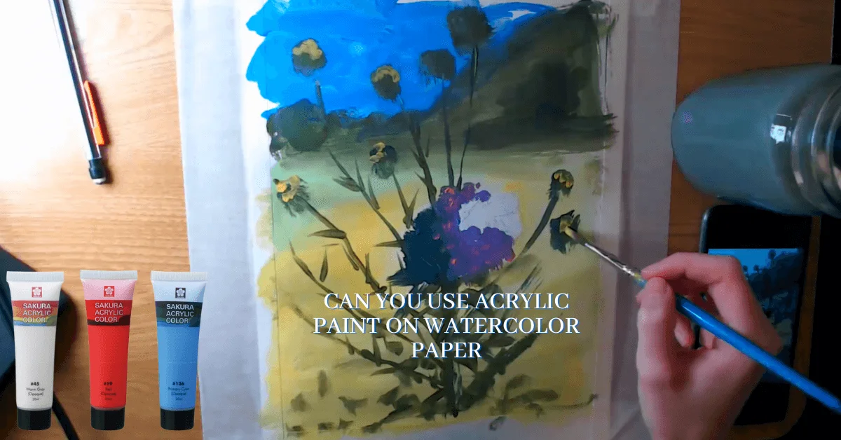 Can You Use Acrylic Paint On Watercolor Paper