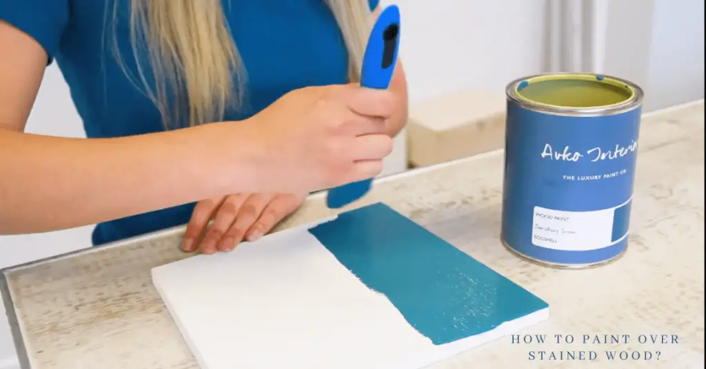 How To Paint Over Stained Wood