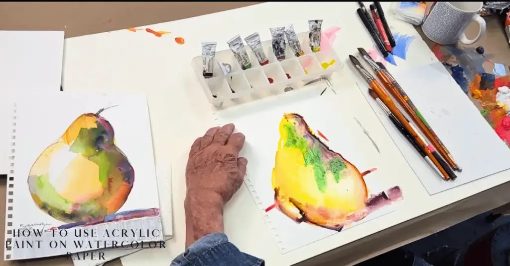 How To Use Acrylic Paint On Watercolor Paper