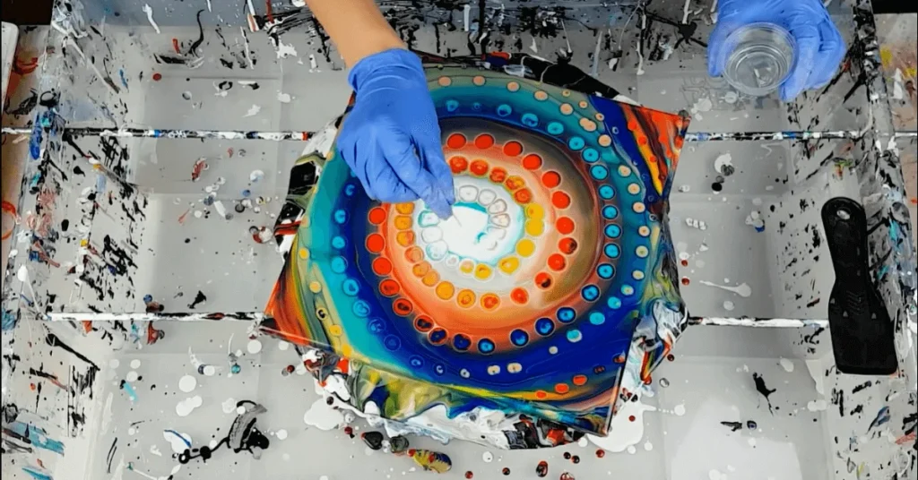 Get Cells On Acrylic Pour Using Silicone