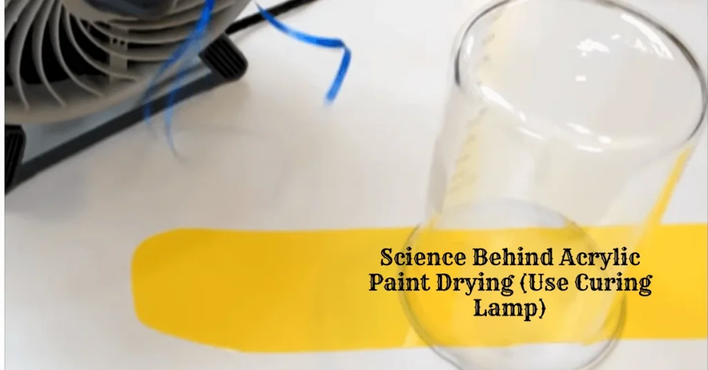 Science Behind Acrylic Paint Drying (Use Curing Lamp)