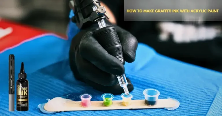 How To Make Graffiti Ink With Acrylic Paint